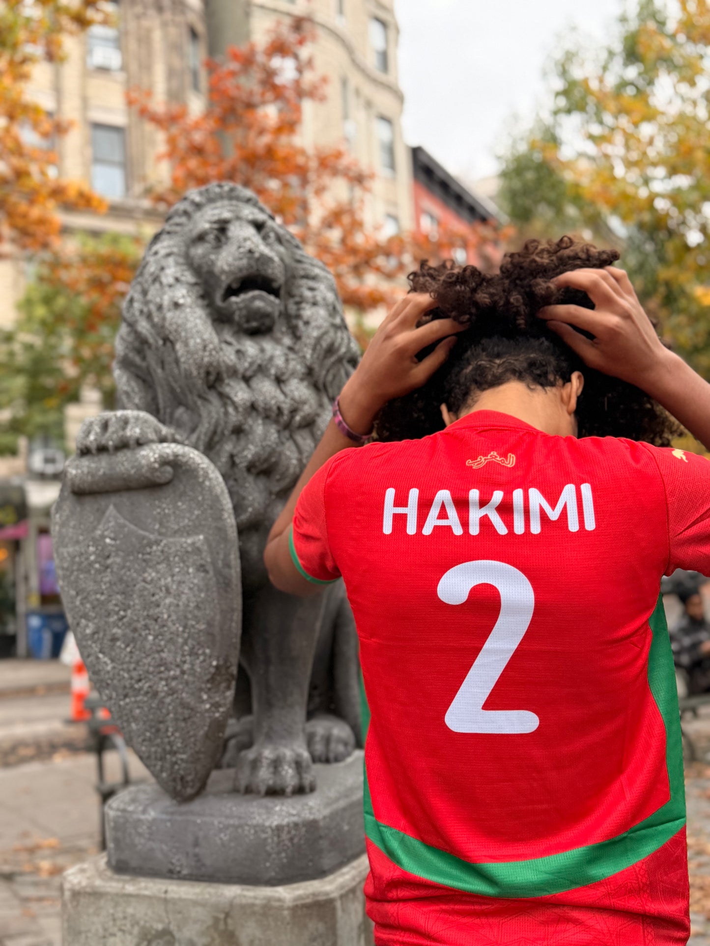 Red Morocco Hakimi Jersey – Home Edition