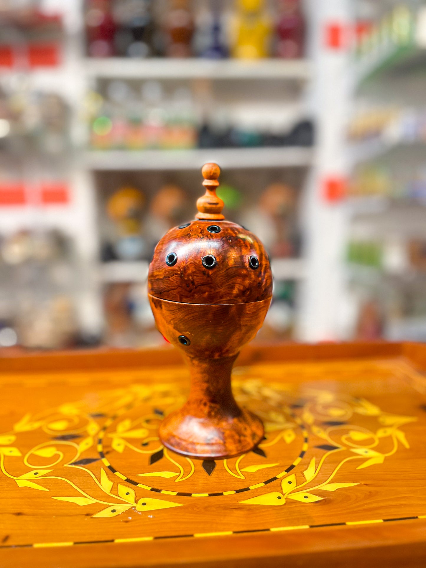 Handcrafted Wooden Mbakhara