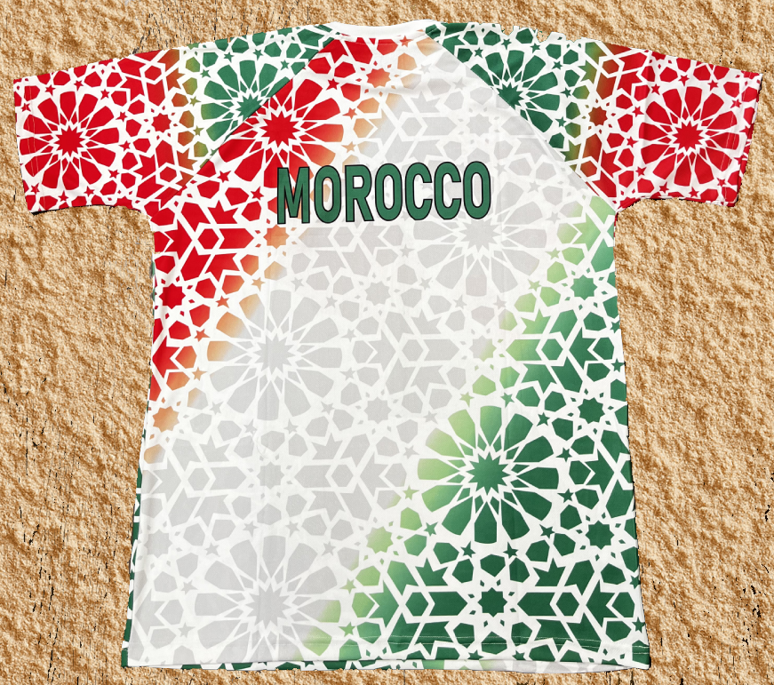Moroccan Mosaic Jersey – White Classic Edition