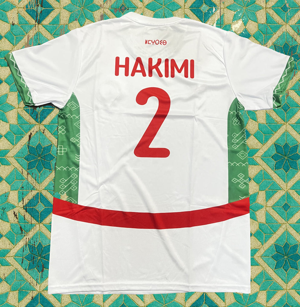 Morocco Hakimi Jersey – White Edition