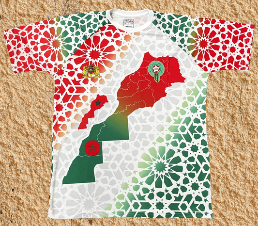Moroccan Mosaic Jersey – White Classic Edition