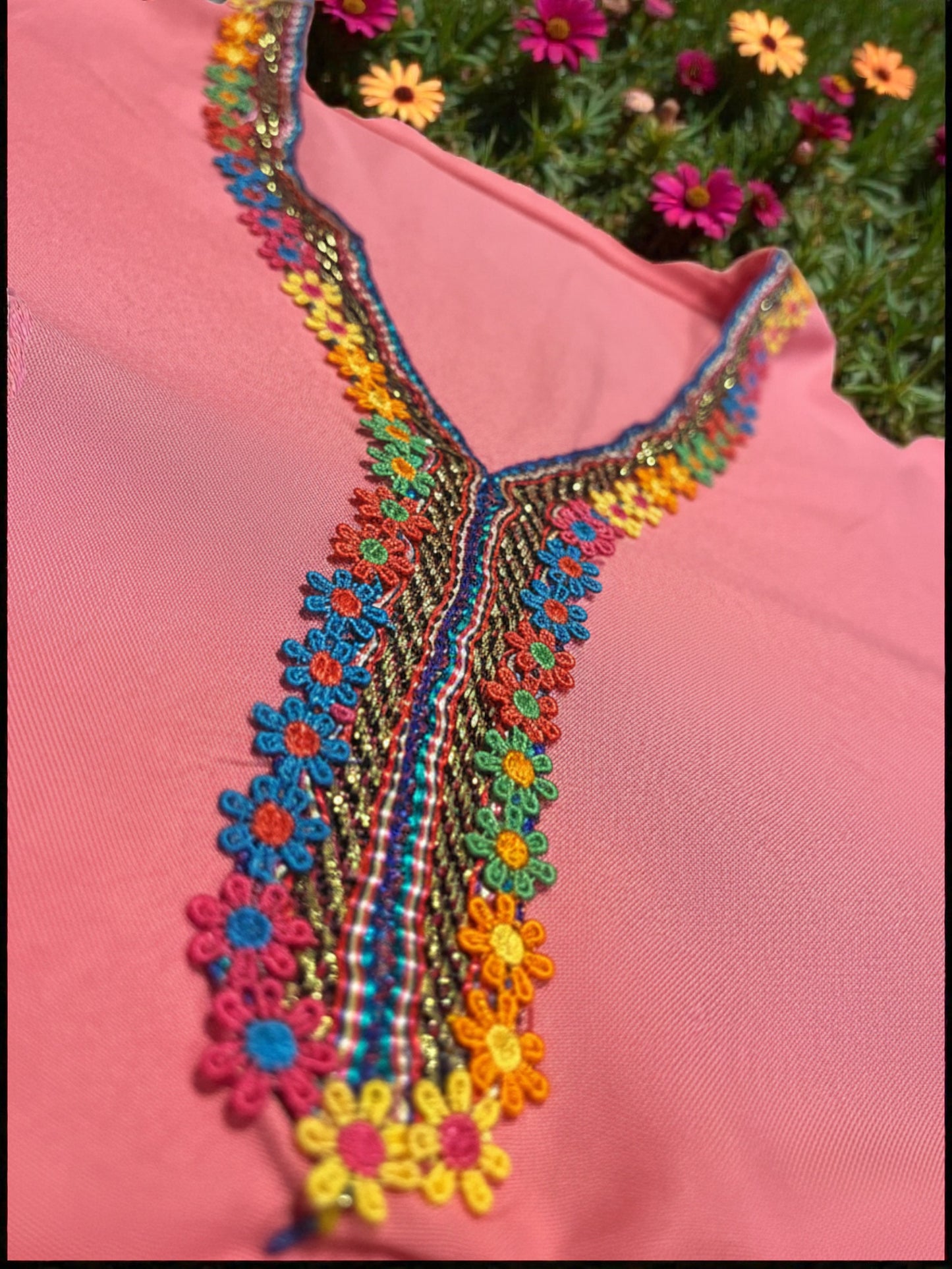 Blossom Pink Moroccan Gandora